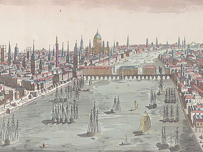 General View of London, 1700s