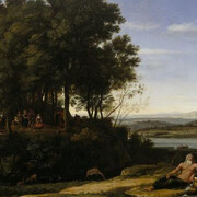 Claude Lorrain (Claude Gellée)
Landscape with Apollo and the Muses