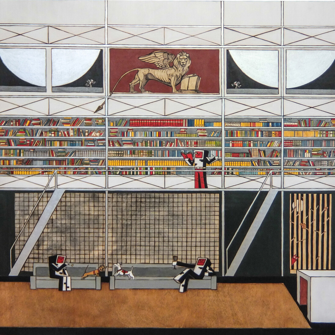 Kirill Rubzov, Space Series, Mixed media on plywood, 70 х 70 cm
