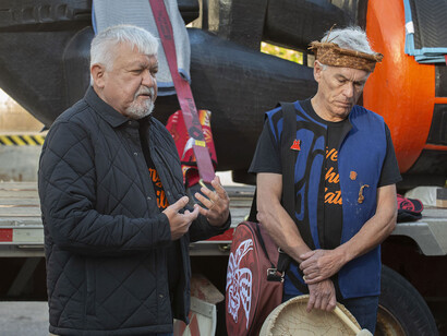 Stanley C. Hunt et Mervyn Child. Courtoisie du Musée canadien de l'histoire
