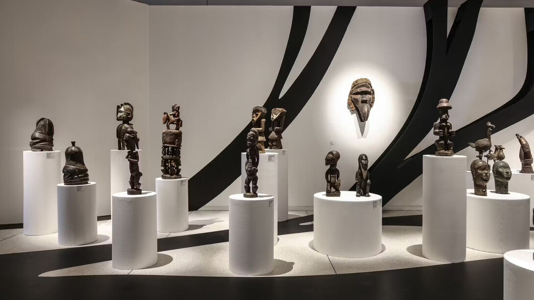 Africa, artistic expressions of a continent, exhibition view. Courtesy of Museu Oscar Niemeyer