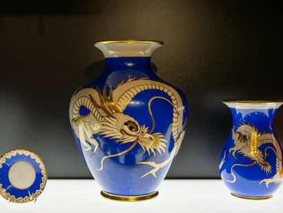 Langebraun–Veenre. Dragons and seahorses, exhibition view. Courtesy of Estonian History Museum