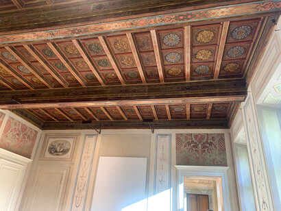 Interno del Palazzo Bellini sede di SPA-Spazio Per Arte , Oleggio, (Claudia Zanfi)