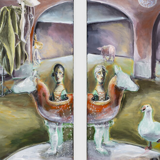 Klodin Erb, Danke, ich schlafe gut 2 (detail), 2026. Courtesy of the artist and Galerie Urs Meile