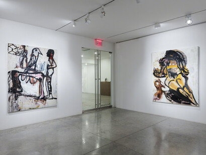 Tsibi Geva. Jolt, Exhibition view. Courtesy of Albertz Benda