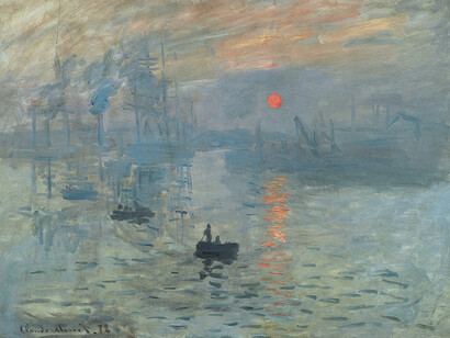 Claude Monet- Impresión, sol naciente, 1872 (versión 2)