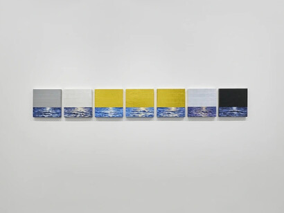 Jaime Lauriano, Eu estou aqui com toda a minha gente, vista da exposição. Cortesia de Nara Roesler