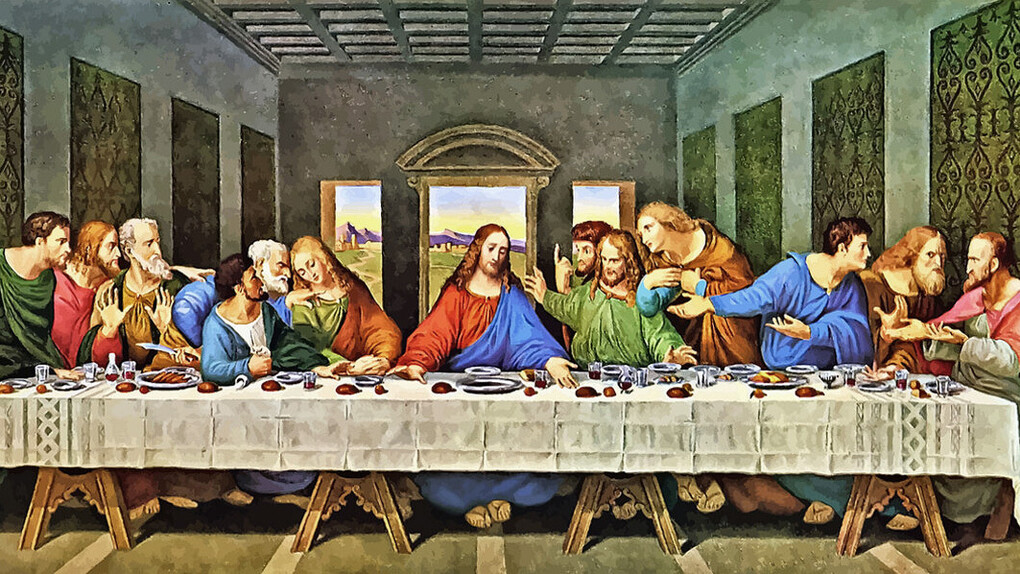 'La última cena' (1495-1498) de Leonardo da Vinci