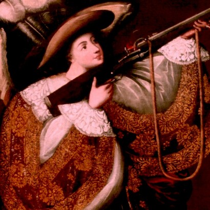 «Arcáncel arcabucero» (detalle), siglo XVII