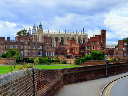 Eton College, located in Eton, Berkshire, is a private boarding school for boys aged 13–18. Founded in 1440 by Henry VI, it is the largest boarding school in England, ahead of Millfield and Oundle