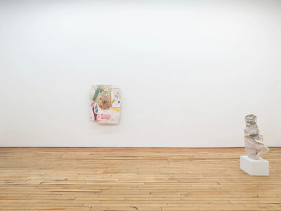 Hilary Harnischfeger, Songs for clouds, exhibition view. Courtesy of Uffner & Liu