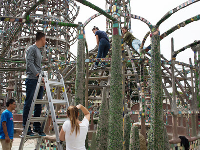 Working on Los Angeles’ Watts Towers