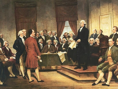 Washington as Statesman at the Constitutional Convention. Junius Brutus Stearns (1856). Virginia Museum of Fine Arts, USA