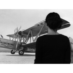 Emily Jacir, Lydda Airport, 2009, Installation with single channel animation film and sculpture, dimensions variable, photo: Jason Mandella © Emily Jacir, courtesy Alexander and Bonin, New York