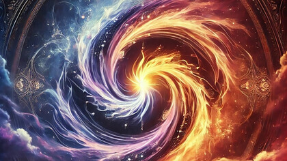 Tantric art representation through colors