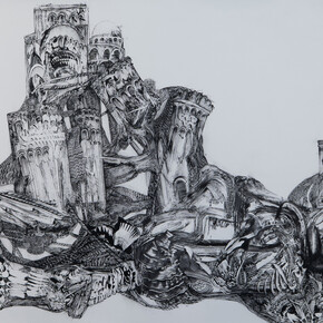 Kevork Mourad, After the quake (detail), 2019. Courtesy of Leila Heller Gallery