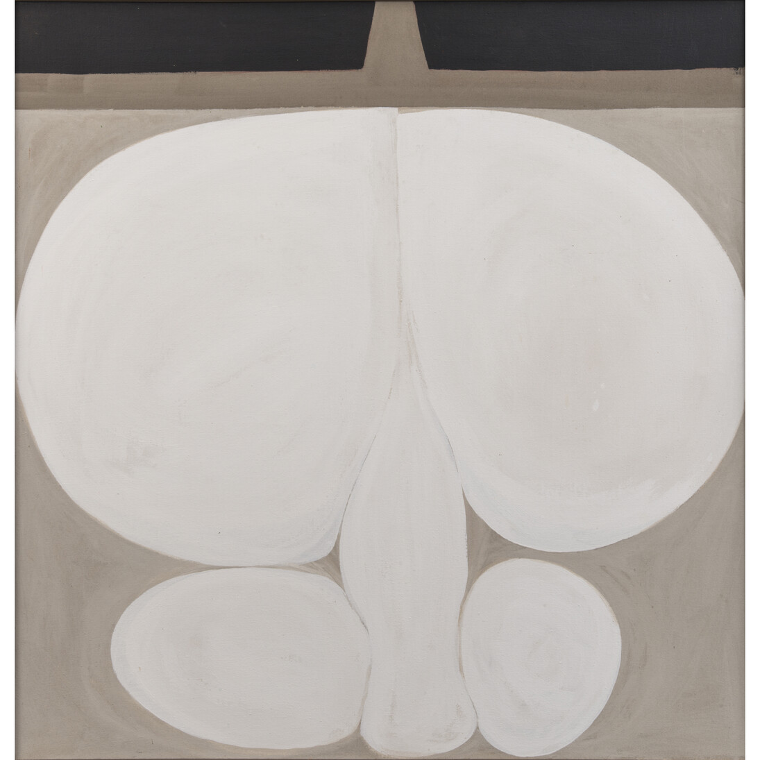 Duane Zaloudek, Milarepa XXVII, late 60's, oil on canvas, 37 x 35 inch. Photo credit: Adam Reich. Courtesy: the artist and Monitor, Rome-New York