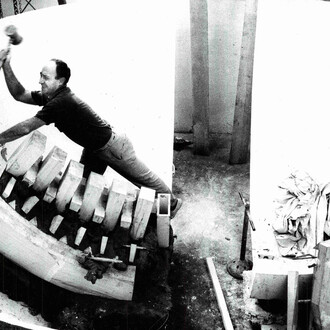 Open studio #3, Arnaldo Pomodoro. La sfera, exhibition photo. Courtesy of Fondazione Arnaldo Pomodoro