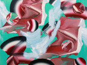 Vivien Zhang, Twofold, Oil and acrylic on canvas, 51 x 56 cm, 2014