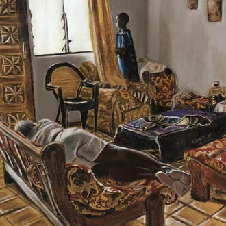 Be my guest, artwork in exhibition. Courtesy of PearlLam Gallery