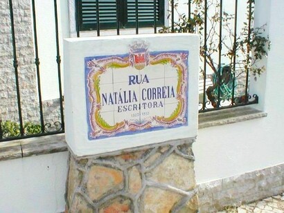 Rua Natália Correia em Cascais, Portugal