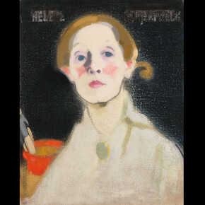 Helene Schjerfbeck,
Self-Portrait, Black Background, 1915.

Oil on canvas. 45.5 x 36 cm. Herman and Elisabeth Hallonblad Collection. Finnish National Gallery / Ateneum Art Museum; photo: Finnish National Gallery / Yehia Eweis.