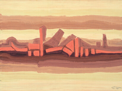 Mohammad Al Saleem, Untitled, 1986, Oil on canvas, 60 x 70 cm