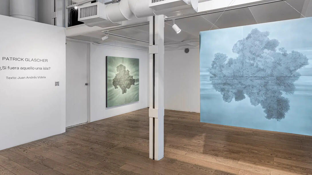 Patrick Gläscher ¿Si fuera aquello una isla? exhibition view. Courtesy of Praxis Gallery