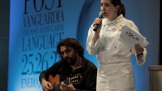 Elena Arzak y el guitarrista Josemi, ex de Ketama