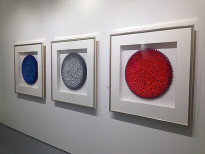 Volker Kuhn, BlatterBild, paper and gouache, 120x120cm