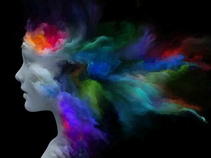 An artist's interpretation of the consciousness in an active state