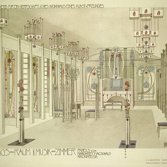 Design for a house for an art lover, 1901 © RIBA Library