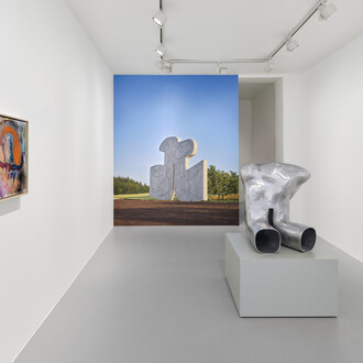 Albert Oehlen, Endless summer, exhibition view. Courtesy of Galerie Max Hetzler