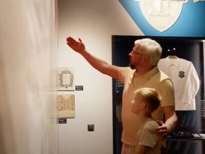 Estonians in Paris 1924, exhibition view. Courtesy of Estonian Sports and Olympic Museum