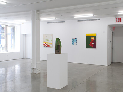 Tim Braden, installation of "Porthmeor" exhibition, 2014. Courtesy of Ryan Lee, New York.