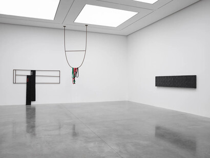 Theaster Gates, 1965: Malcolm in the winter: a translation exercise, exhibition view. Courtesy of White Cube Gallery