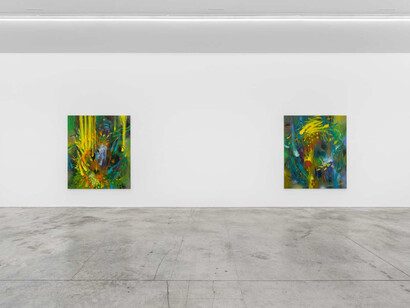 Carlos Jacanamijoy, Olor a tierra, exhibition view. Courtesy of Almine Rech