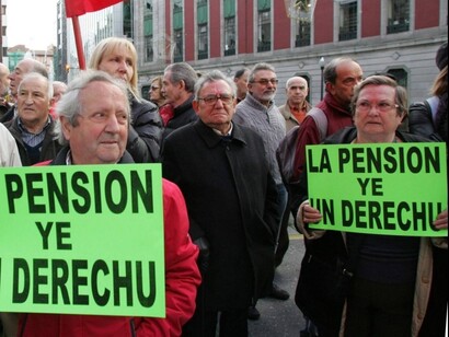 Asturias. Jubilados piden que se respeten sus pensiones