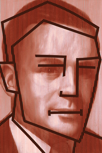 Chris Cran, Red Man / Black Cartoon, 1990
Oil and enamel on plywood
152.4 x 121.92 cm
Courtesy of the Artist