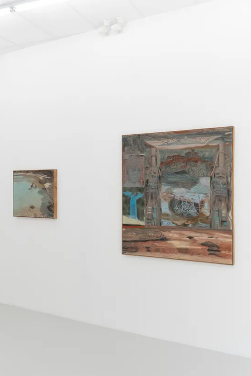 Frans Nybacka, Feeling small, bug pirates, exhibition view. Courtesy of Bricks Gallery
