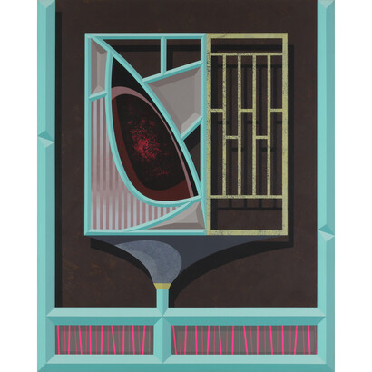 Ben Cove, Homunculus, 2015, acrylic on panel, 62.5 x 50 cm, Copyright the artist and Peter von Kant