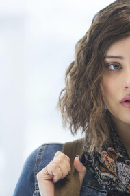 La actriz Katherine Langford es en la serie Hannah Baker