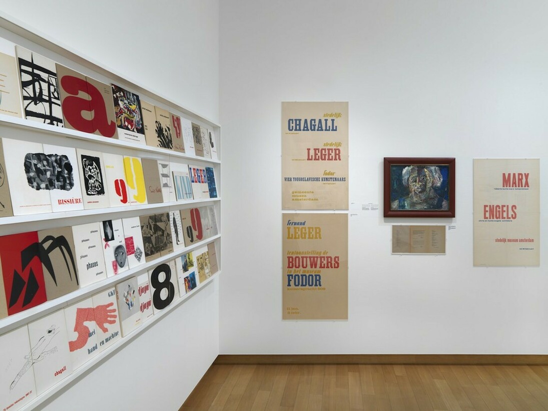 Sandberg, director and designer, Exhibition view. Courtesy of Stedelijk Museum