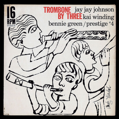 Miles Davis, “Miles Davis and Horns”, Prestige LP 7025, 1956, serie 446 W. 50th St., N.Y.C. Bob Weinstock (Produttore), Ira Gitler (Liner Notes), Don Martin (Art Director) Collezione privata Stefano Wagner