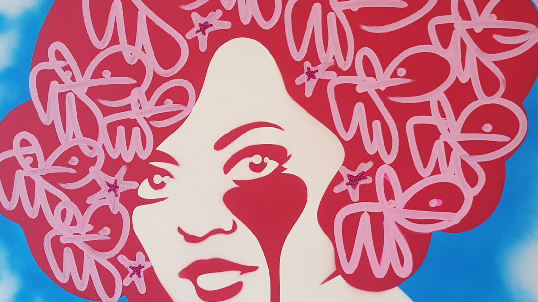 Pure Evil - Diana Ross, The Boss - Spray Paint on Canvas - 100x100cm