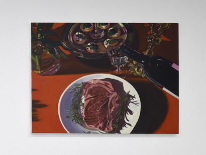 Thérèse Mulgrew, Slow burn, exhibition view. Courtesy of Galleria Poggiali 