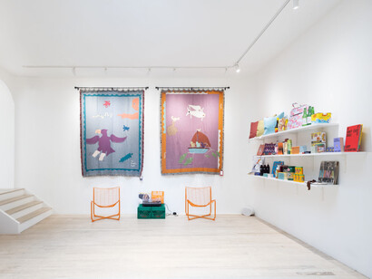 Akwasi Brenya-Mensa, Tatale provisions, exhibition view. Courtesy of Hannah Traore Gallery