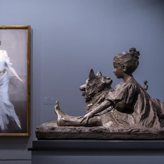 Paul Troubetzkoy, Scultore (1866-1938), veduta della mostra. Con il permesso del Musée d'Orsay