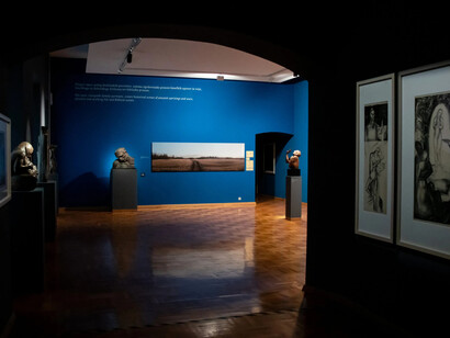 Various artists, Trajectories: Shifts, exhibition view. Courtesy of Galerija Božidar Jakac