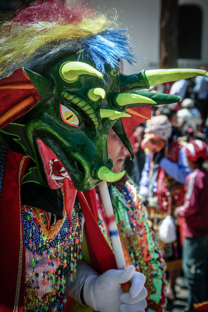 Figuranti durante una processione